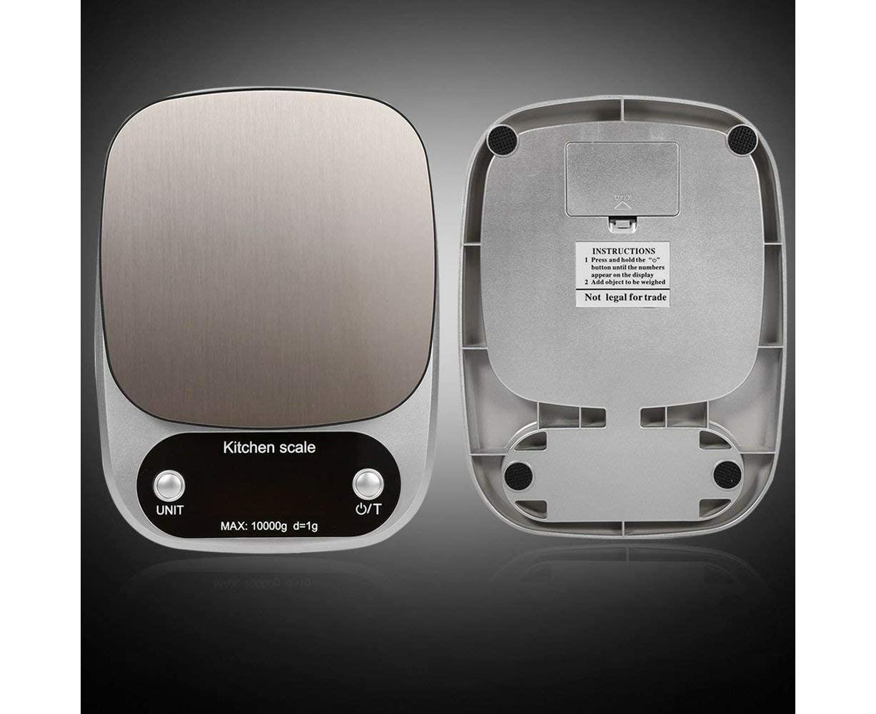 Kitchen Scale Multifunction Digital Stainless Steel Liquid Crystal Kitchen Scale with High Accuracy Range V1263-JX-2470