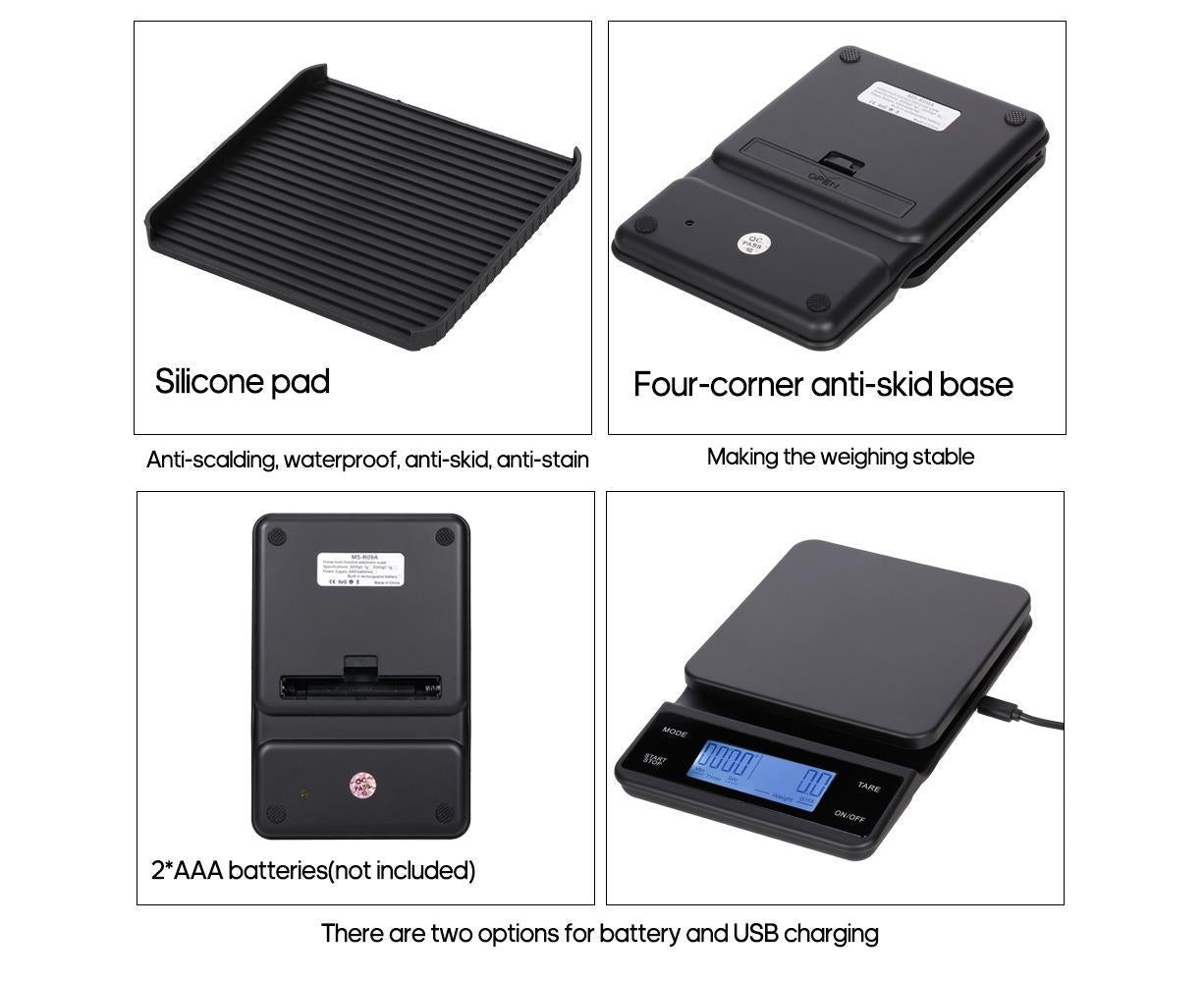 Food Nutrition Scale Food Kitchen Scale BT Digital Kitchen Scale with Nutritional Calculator and Timer V1263-JX-2475