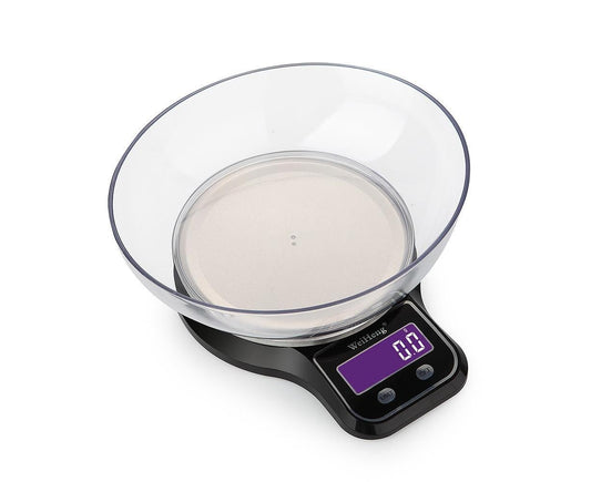 WeiHeng 1g to 5kg Kitchen Food Scale with Weighing Bowl Variant Size Value 1g to 5kg V1263-JX-2476