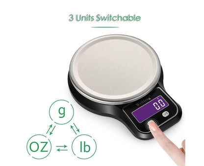 WeiHeng 1g to 5kg Kitchen Food Scale with Weighing Bowl Variant Size Value 1g to 5kg V1263-JX-2476