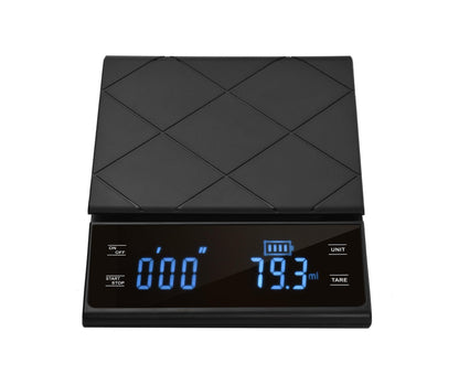 Digital LED Touch Kitchen Scale 3kg/ 0.1g High Precision Time Counting Coffee Brewing Scale Portable V1263-JX-2479
