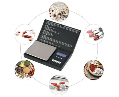 Electronic Pocket Mini Digital Gold Jewellery kitchen Scales 0.1G to 1000 Grams V1263-JX-2488