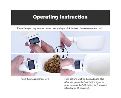 Pet Food Water Scoop Kitchen Scale Spoon V1263-JX-2489
