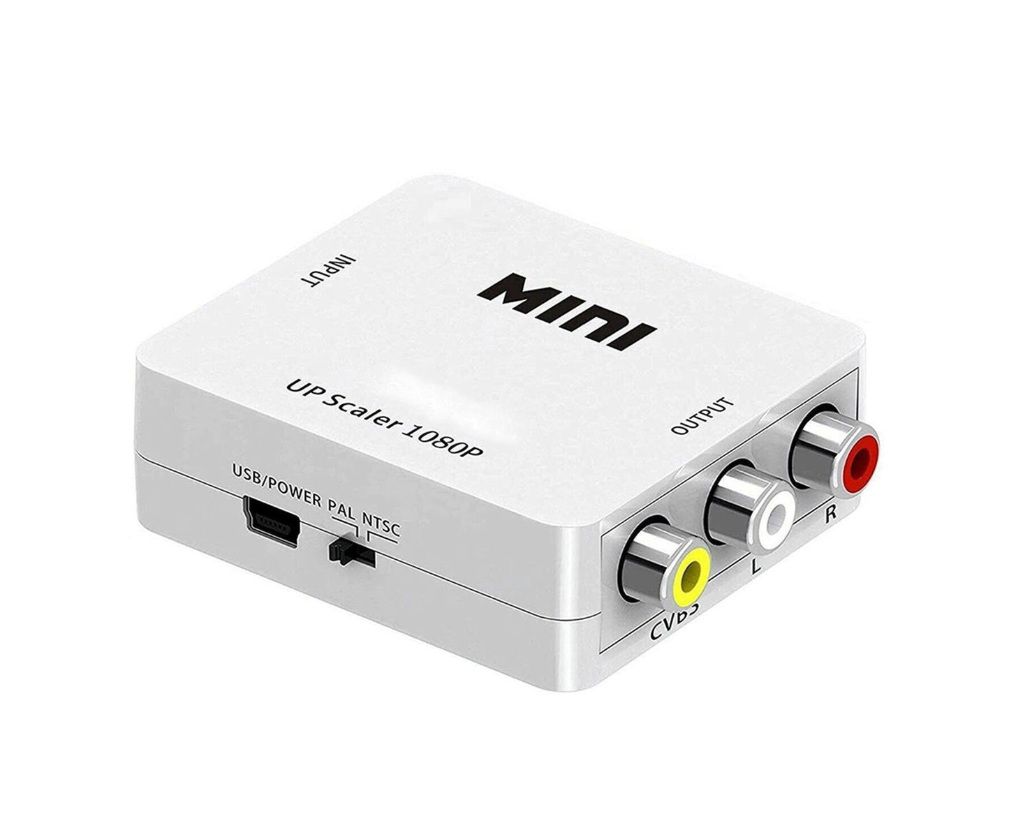 Audio Converter Harmless Environmentally Friendly Lightweight No Power Converter for DVD - White V1263-JX-249