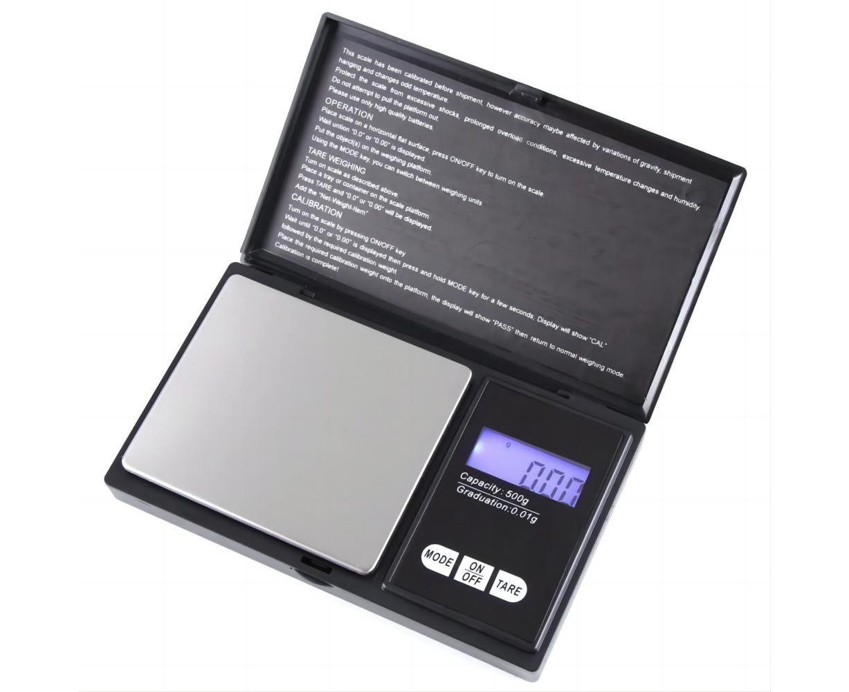 Precision Scale 0.01g, 500g/0.01g, Pocket Scale with LCD Display, Small Jewelry Scale, Kitchen Scale, V1263-JX-2492