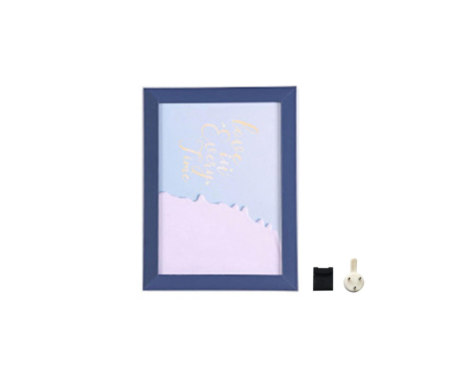 1 Set 5 Inch Photo Frame Patchwork Waterproof Thickened Decorative Foam Wall Hanging Photo Display Frame V1263-JX-2495