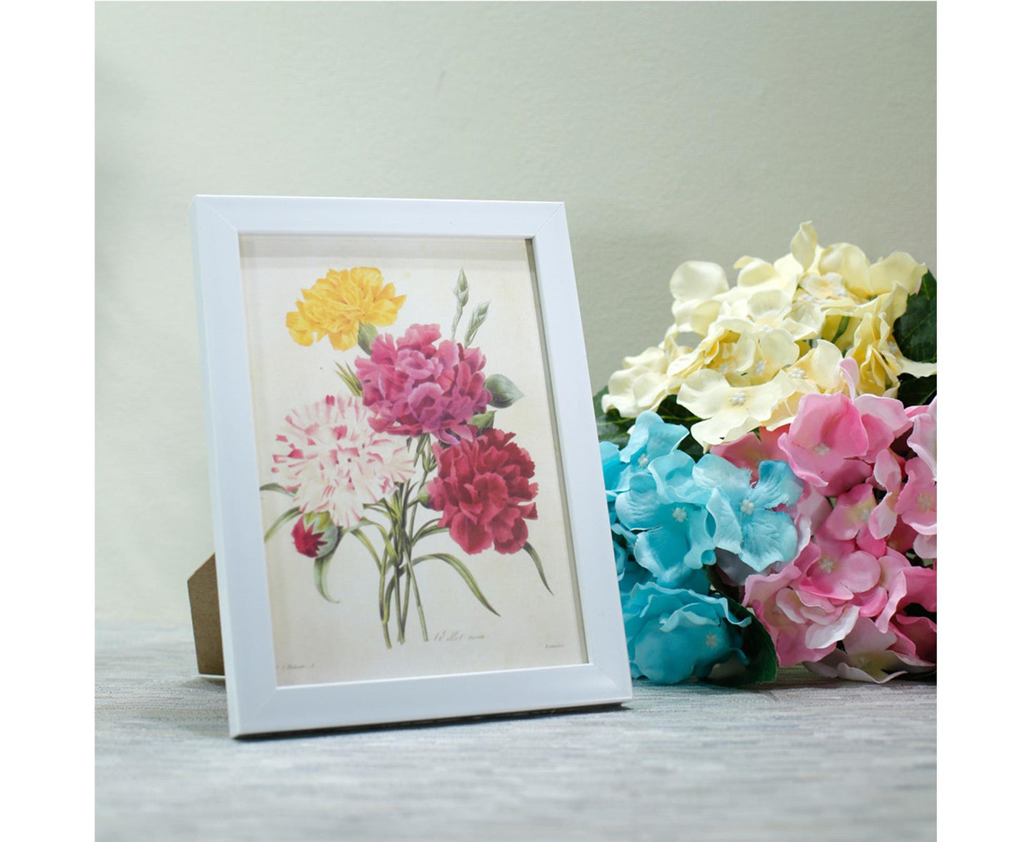 1 Set 5 Inch Photo Frame Patchwork Waterproof Thickened Decorative Foam Wall Hanging Photo Display Frame V1263-JX-2499