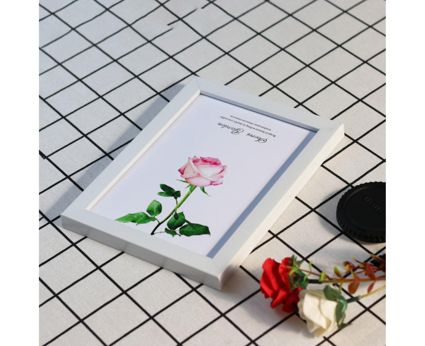 1 Set 5 Inch Photo Frame Patchwork Waterproof Thickened Decorative Foam Wall Hanging Photo Display Frame V1263-JX-2499