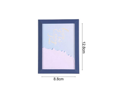 1 Set 5 Inch Photo Frame Patchwork Waterproof Thickened Decorative Foam Wall Hanging Photo Display Frame V1263-JX-2500