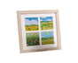 1 Set Painting Frame Not Easily Deformed Sturdy Square 4/9 Grids Picture Display Stands Home Supply - Light V1263-JX-2504