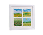 1 Set Painting Frame Not Easily Deformed Sturdy Square 4/9 Grids Picture Display Stands Home Supply - White V1263-JX-2506