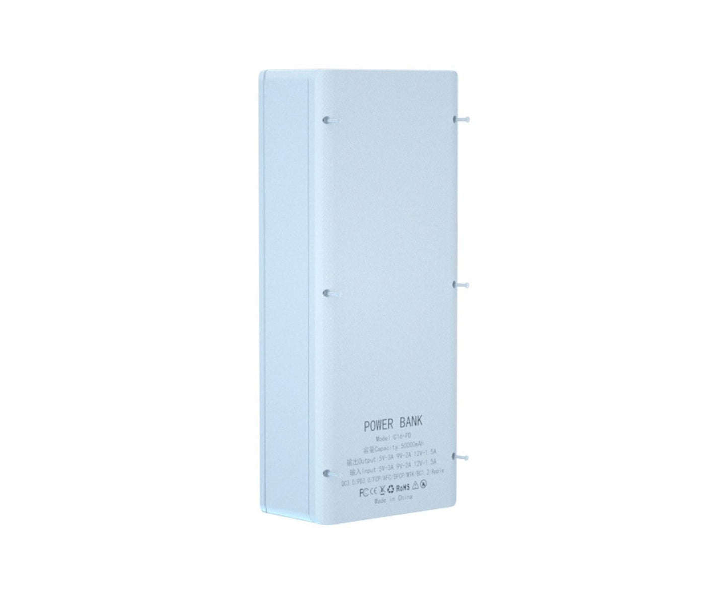 Battery Charger Case Detachable Design 5 Interfaces LCD Rechargeable Multifunctional 15W Fast Charging Easy V1263-JX-251