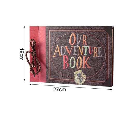 1 Set Photo Album Vintage Design Adventure Book Creative DIY Scrapbook Album for Weddings Travel Family V1263-JX-2510