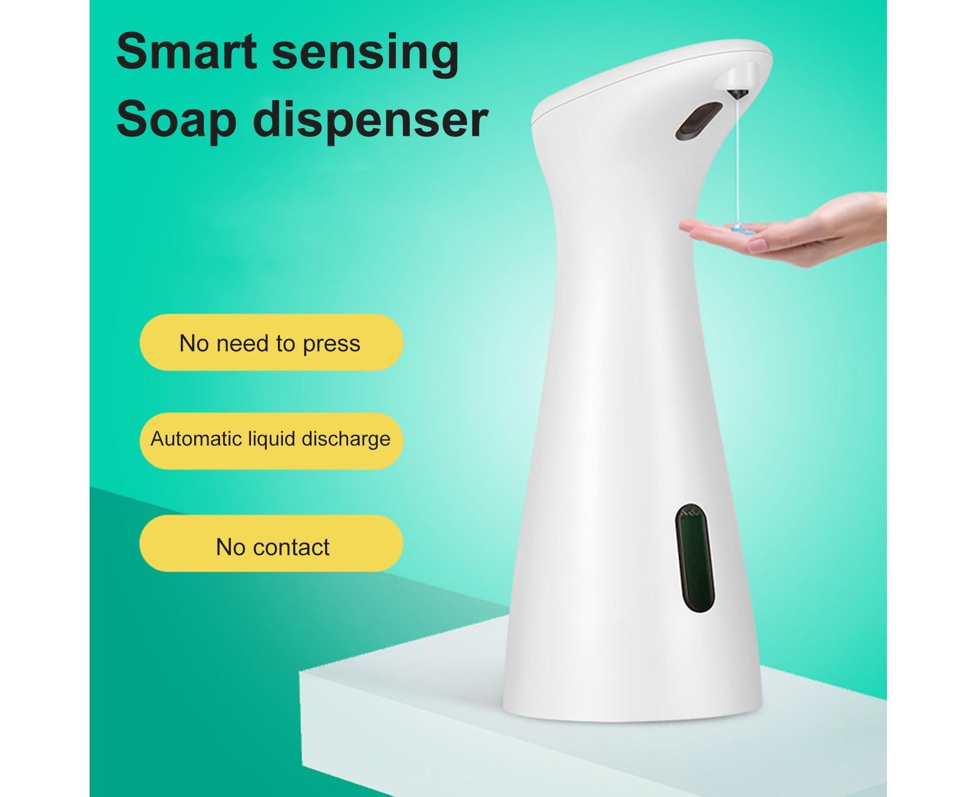 200ml Automatic Sanitizer Dispenser Quick Response Sensitive Hands Free Electric Large Capacity Dispense Soap V1263-JX-2512