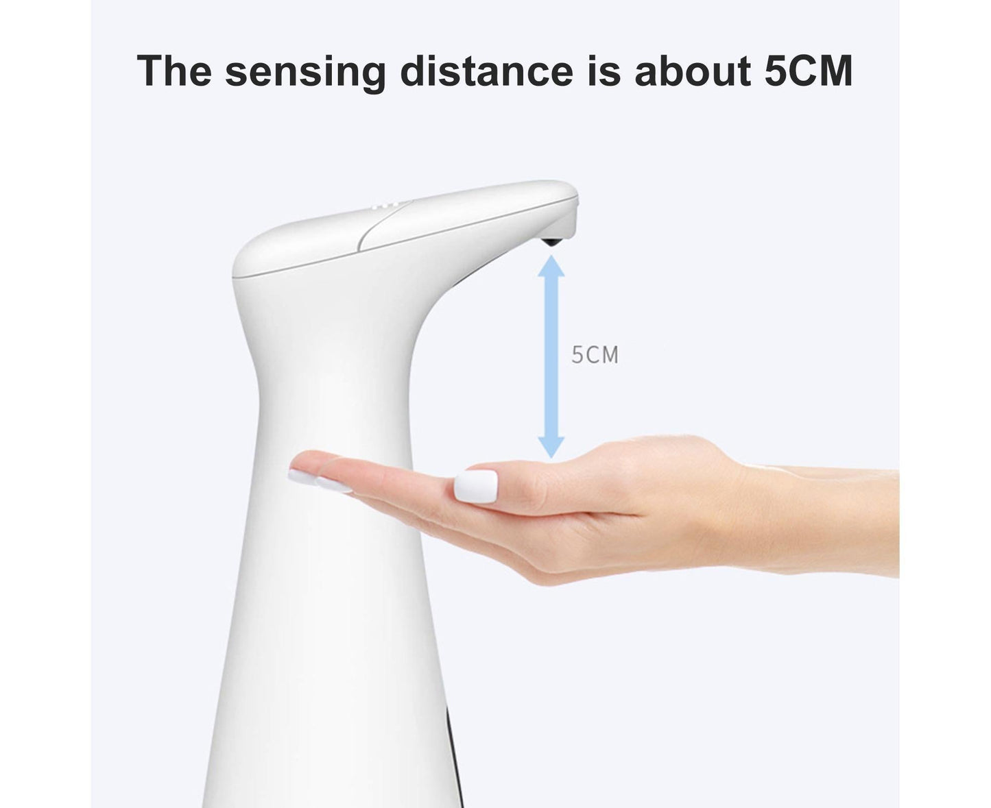200ml Automatic Sanitizer Dispenser Quick Response Sensitive Hands Free Electric Large Capacity Dispense Soap V1263-JX-2512