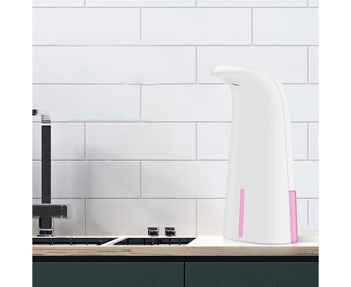 250ml Bathroom Kitchen Touchless Smart Sensor Automatic Liquid Soap Dispenser-White V1263-JX-2513