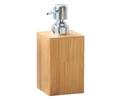 280ml Refillable Shampoo Liquid Soap Dispenser Empty Sub-bottling Storage Container Wooden Color Pump Design V1263-JX-2514