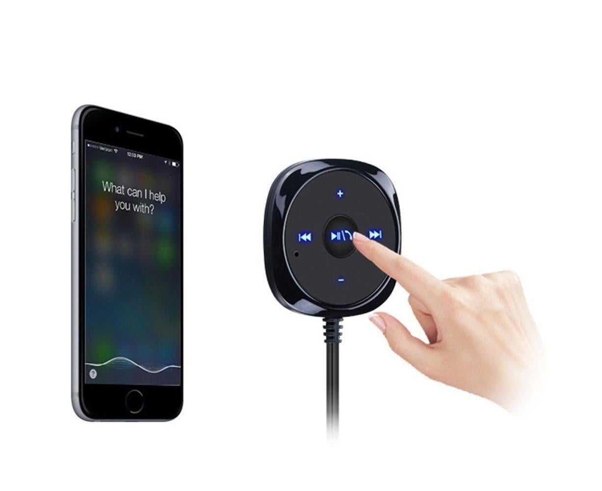 Bluetooth Wireless Receiver Adapter Dongle for Car Stereo Audio Speaker Charger - Black V1263-JX-252