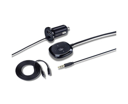 Bluetooth Wireless Receiver Adapter Dongle for Car Stereo Audio Speaker Charger - Black V1263-JX-252