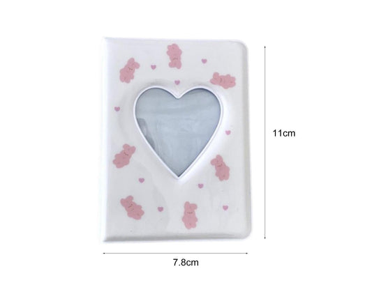 3 Inch 40 Pockets Card Book Waterproof Mini Cartoon Animal Photo Album Storage Pouch Dormitory Supplies V1263-JX-2520