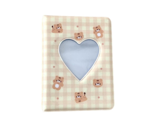 3 Inch 40 Pockets Card Book Waterproof Mini Cartoon Animal Photo Album Storage Pouch Dormitory Supplies V1263-JX-2521