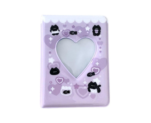 3 Inch 40 Pockets Card Book Waterproof Mini Cartoon Animal Photo Album Storage Pouch Dormitory Supplies V1263-JX-2522