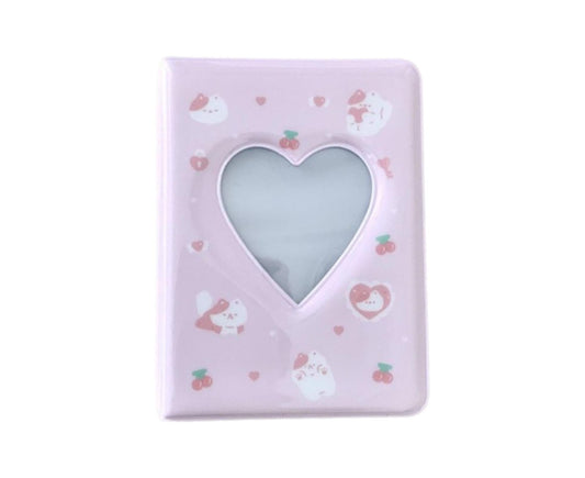 3 Inch 40 Pockets Card Book Waterproof Mini Cartoon Animal Photo Album Storage Pouch Dormitory Supplies V1263-JX-2523