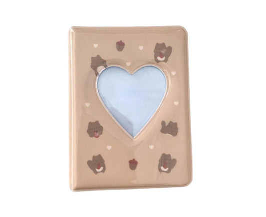 3 Inch 40 Pockets Card Book Waterproof Mini Cartoon Animal Photo Album Storage Pouch Dormitory Supplies V1263-JX-2524
