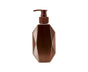 300/500ml Soap Dispenser Refillable Widely Applied PET Irregular Shampoo Pump Bottle for Home-Coffee 300ml V1263-JX-2525