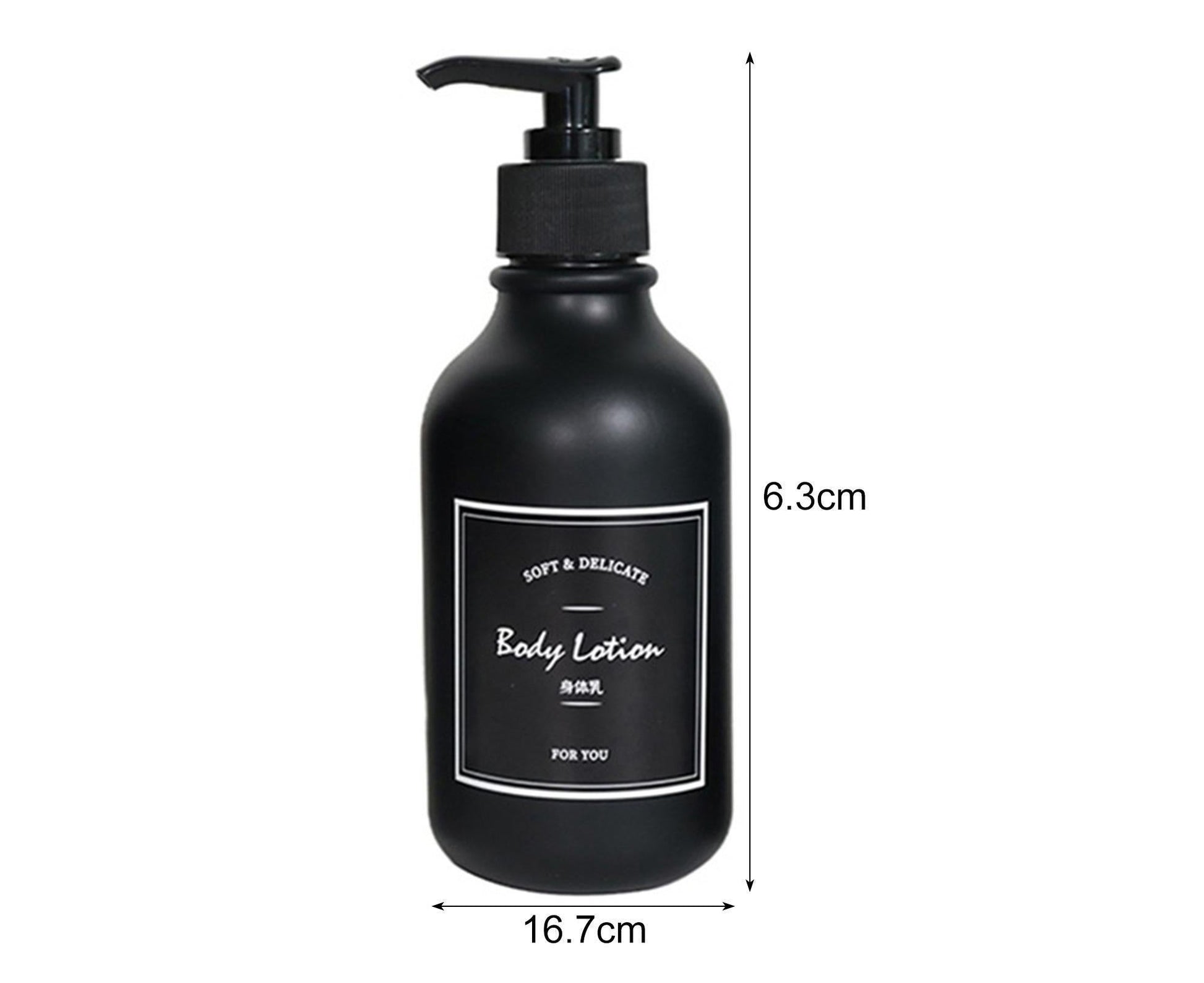 300ml Soap Dispenser Leak-proof Squeezable PET Pump Empty Shower Gel Bottle for Travel V1263-JX-2529