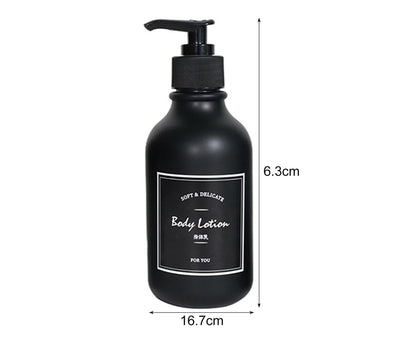 300ml Soap Dispenser Leak-proof Squeezable PET Pump Empty Shower Gel Bottle for Travel V1263-JX-2529