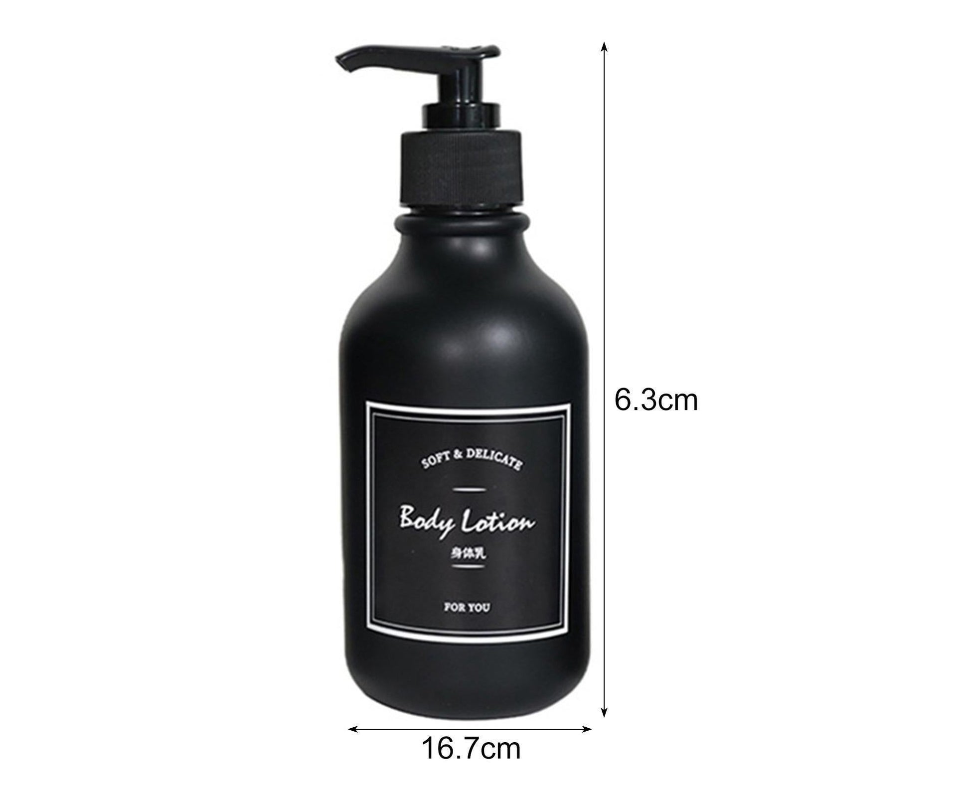300ml Soap Dispenser Leak-proof Squeezable PET Pump Empty Shower Gel Bottle for Travel V1263-JX-2529