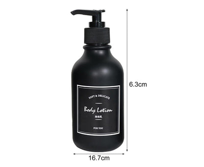300ml Soap Dispenser Leak-proof Squeezable PET Pump Empty Shower Gel Bottle for Travel V1263-JX-2529