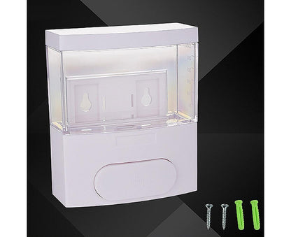 300ml Wall-mounted PP Manual Liquid Soap Dispenser Shampoo Shower Gel Bottle-Black V1263-JX-2531