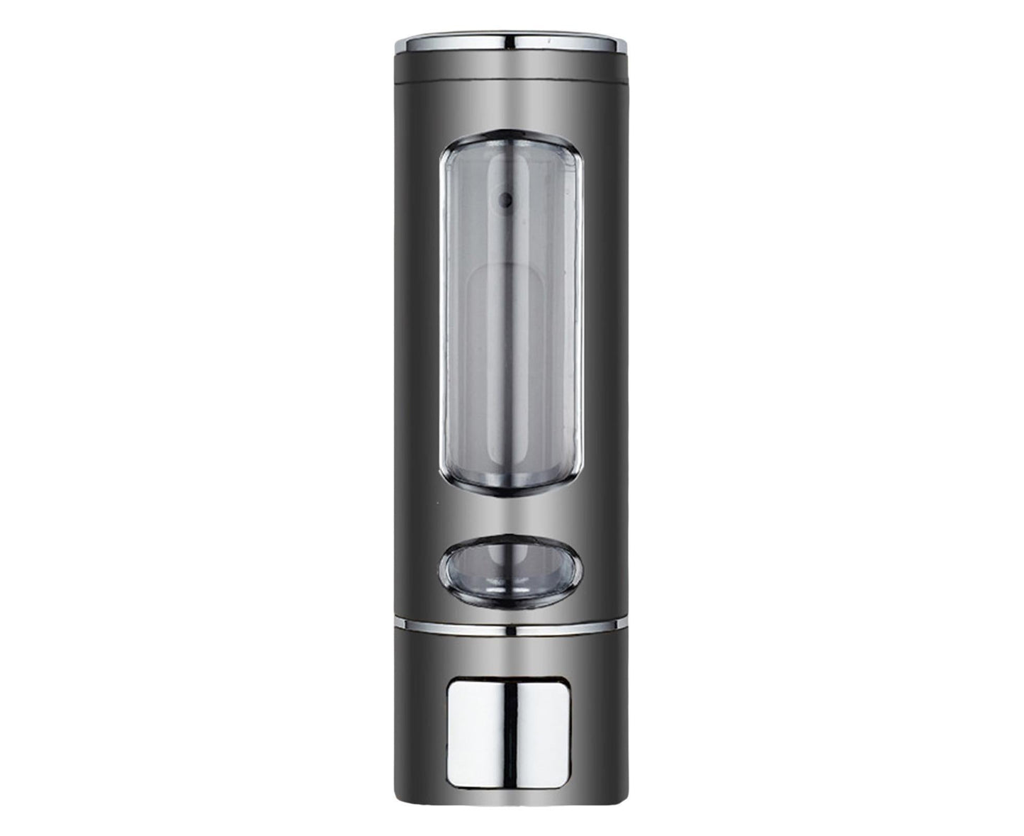 400ml Liquid Soap Dispenser Sturdy Press Type Wall Mounted Hand Wash Soap Dispenser for Bathroom-Black V1263-JX-2537