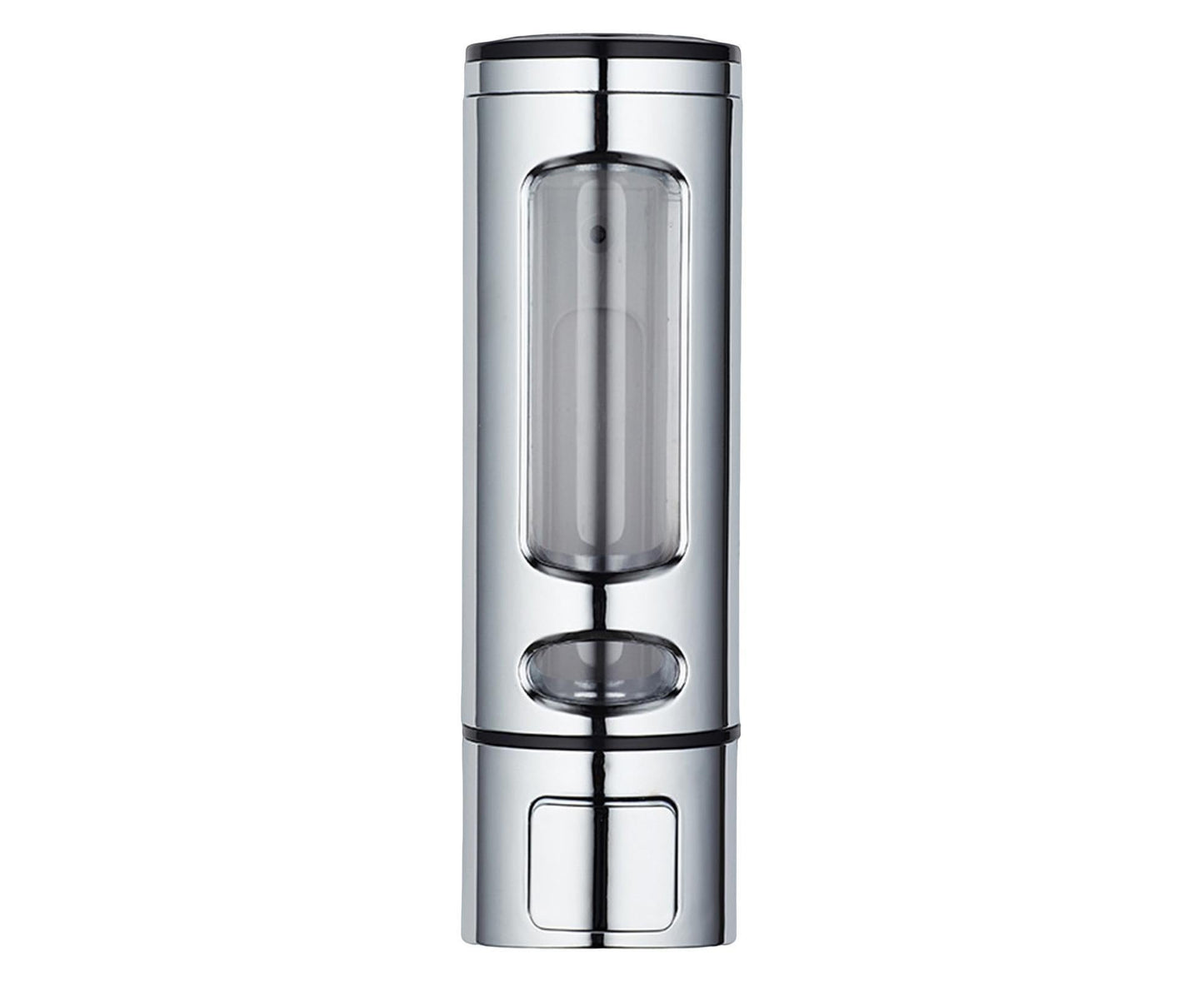 400ml Liquid Soap Dispenser Sturdy Press Type Wall Mounted Hand Wash Soap Dispenser for Bathroom-Silver V1263-JX-2538