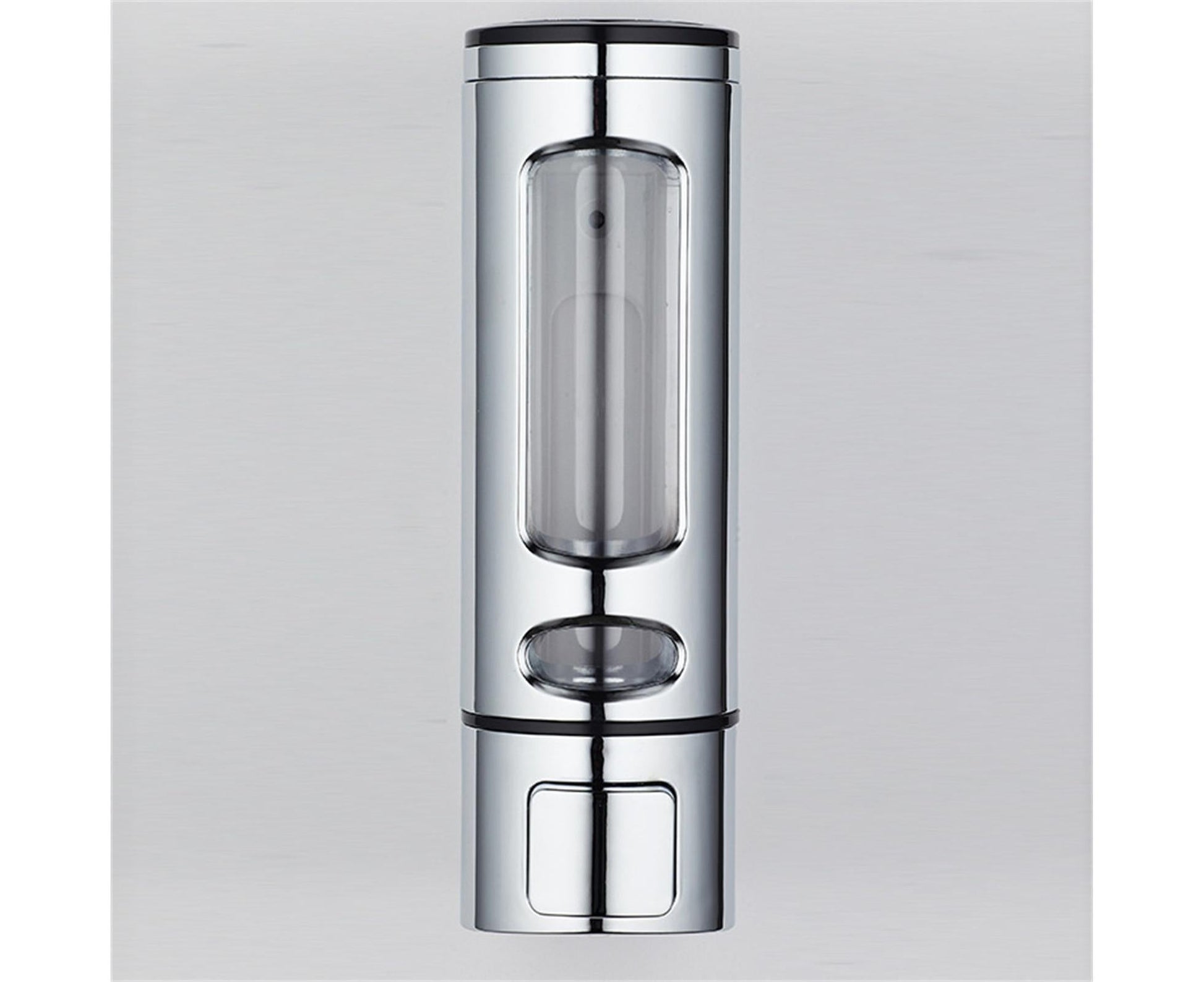 400ml Liquid Soap Dispenser Sturdy Press Type Wall Mounted Hand Wash Soap Dispenser for Bathroom-Silver V1263-JX-2538