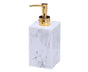 500ml Empty Hand Sanitizer Bottle Refillable Versatile Resin Marbling Press Lotion Dispenser for Bathroom V1263-JX-2540