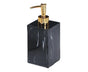 500ml Empty Hand Sanitizer Bottle Refillable Versatile Resin Marbling Press Lotion Dispenser for Bathroom V1263-JX-2541