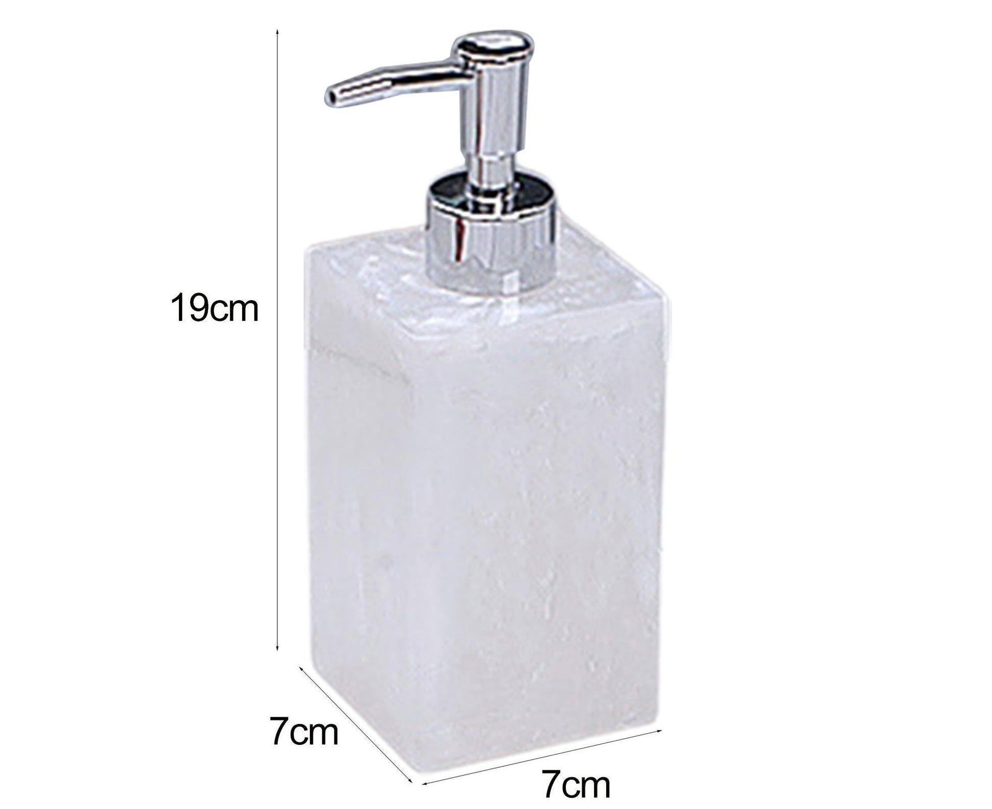 500ml Empty Hand Sanitizer Bottle Refillable Versatile Resin Marbling Press Lotion Dispenser for Bathroom V1263-JX-2541