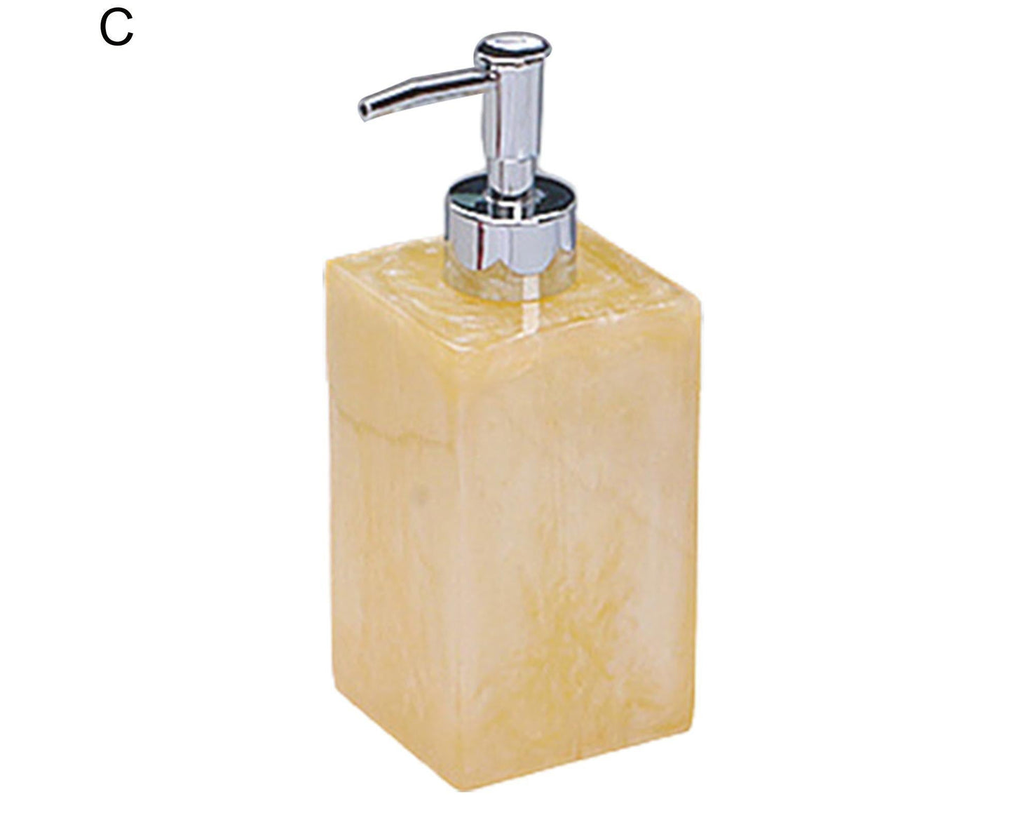 500ml Empty Hand Sanitizer Bottle Refillable Versatile Resin Marbling Press Lotion Dispenser for Bathroom V1263-JX-2542
