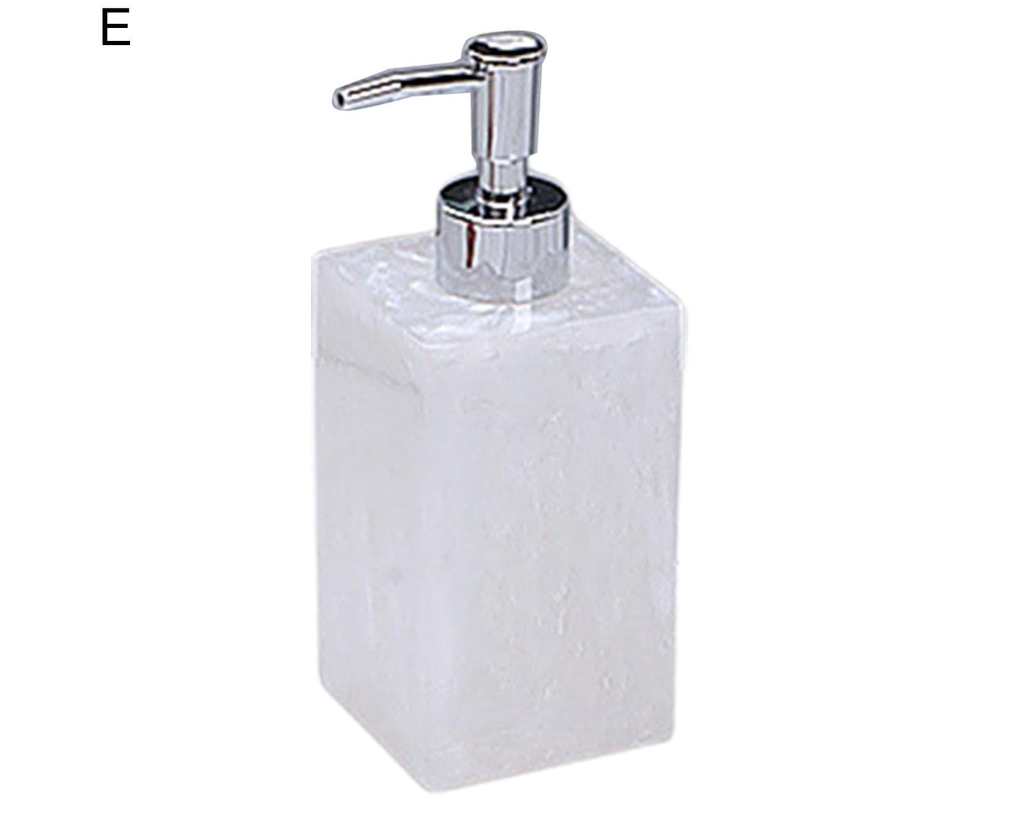 500ml Empty Hand Sanitizer Bottle Refillable Versatile Resin Marbling Press Lotion Dispenser for Bathroom V1263-JX-2543