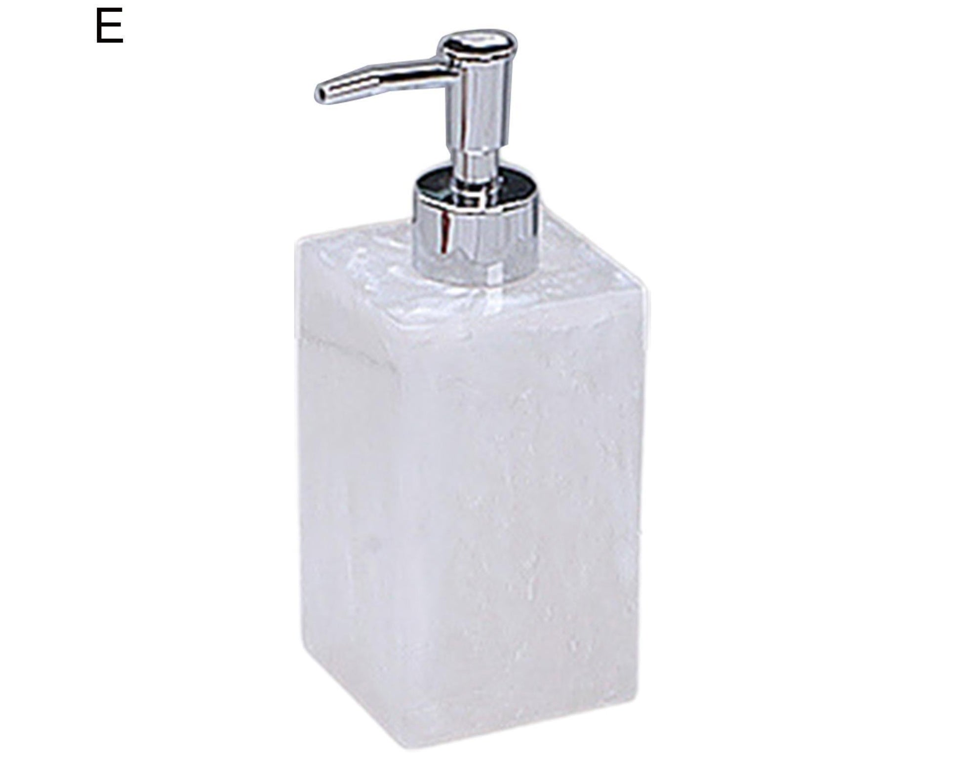 500ml Empty Hand Sanitizer Bottle Refillable Versatile Resin Marbling Press Lotion Dispenser for Bathroom V1263-JX-2543
