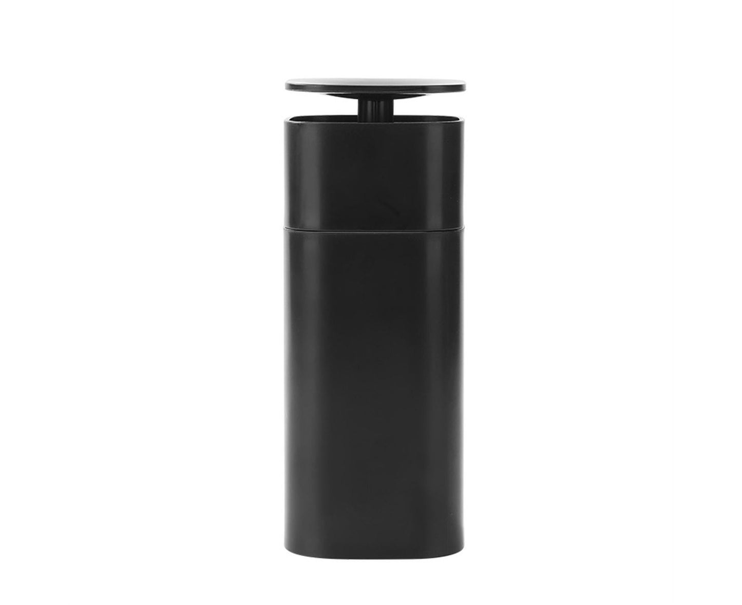 500ml Soap Dispenser Leak-proof Refillable ABS Press Type Body Wash Dispenser Bathroom Supplies -Black V1263-JX-2545
