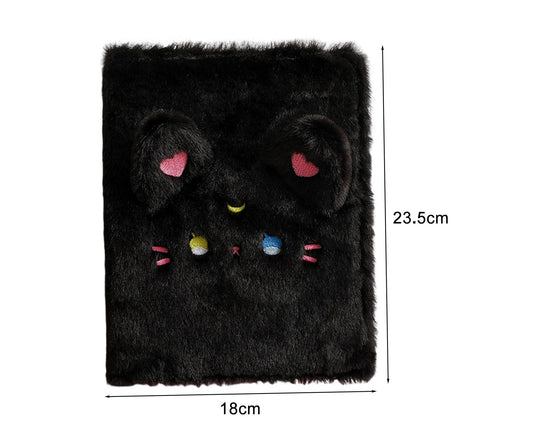 A5 Plush Cartoon Binder with 20 Photo Inner Sleeves Modern Practical Photo Album for Picture Cards Storage - V1263-JX-2559