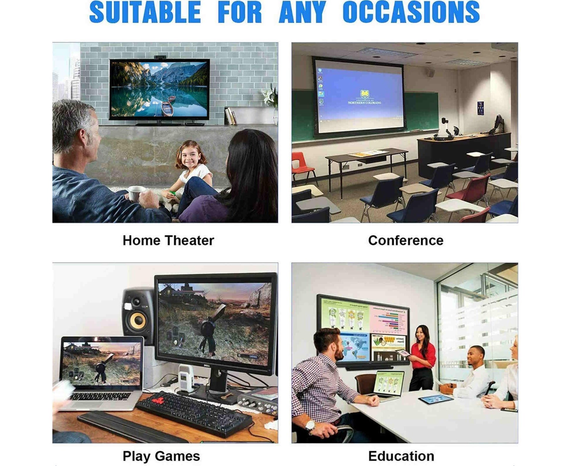 Compatible USB Type C to HDMI-compatible Cable 4K 60HZ Converter Adapter for Thunderbolt 3 - Grey V1263-JX-256