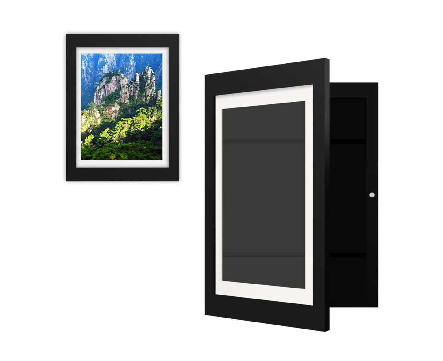 babies Art Frame Front Opening Changeable Wood grip Seal Picture Photo Display Storage Frame Home Supplieslack V1263-JX-2573