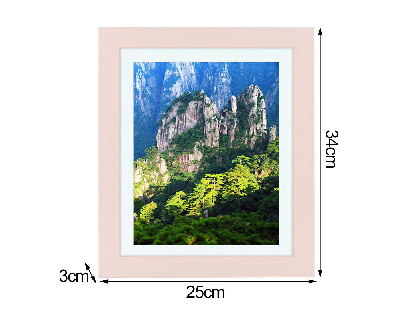babies Art Frame Front Opening Changeable Wood grip Seal Picture Photo Display Storage Frame Home Suppliesrown V1263-JX-2575