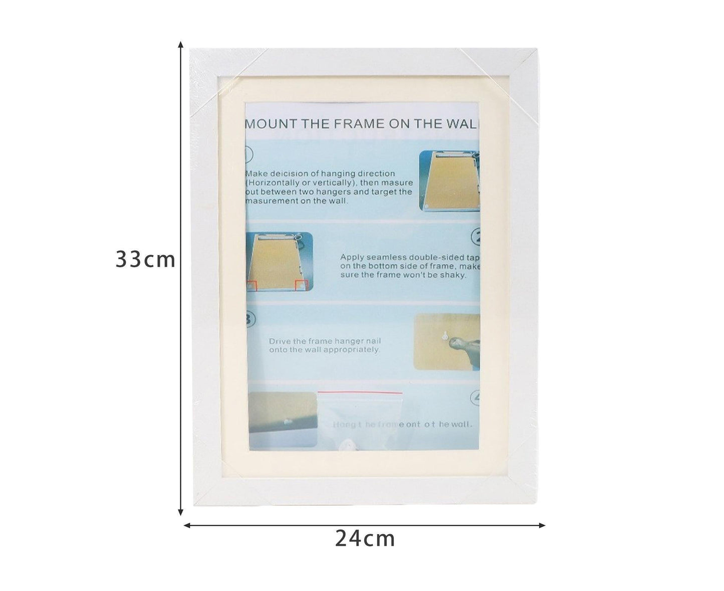 babies Artwork Frame Front Opening Picture Frame High Strength Easy Installation Artwork Craft Photo Frame V1263-JX-2576