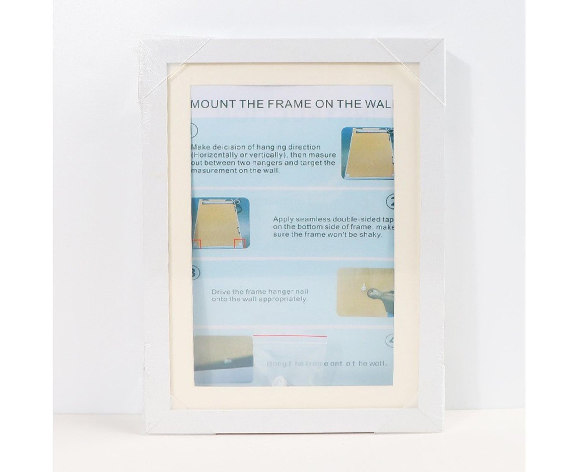 babies Artwork Frame Front Opening Picture Frame High Strength Easy Installation Artwork Craft Photo Frame V1263-JX-2576
